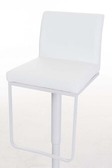 Barstoel Pinimi W Kunstleer, Wit