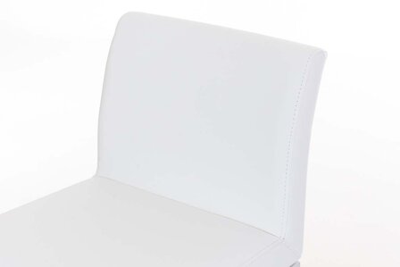 Barstoel Pinimi W Kunstleer, Wit