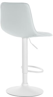 2-delige set barkrukken Lix kunstleer W, Wit