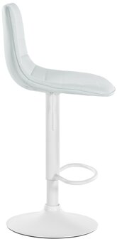 2-delige set barkrukken Lix kunstleer W, Wit