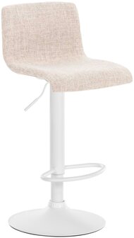 Barstoel Heovor Stof W, Creme