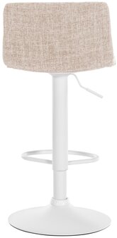 Barstoel Heovor Stof W, Creme