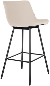 Barkruk Wosten Kunstleer, Creme