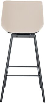 Barkruk Weston Draaibaar Kunstleer, Creme