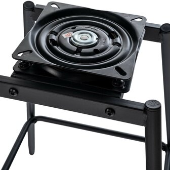 Barkruk Weston Draaibaar Fluweel, Zwart