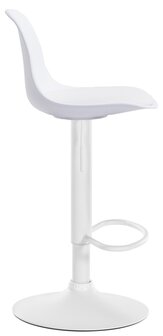 Barstoel Keil Kunstleer wit, Wit