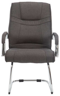 2-delige set stoelen Itteli Stof, Grijs