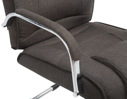 2-delige set stoelen Itteli Stof, Grijs