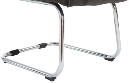 2-delige set stoelen Itteli Stof, Grijs