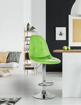 Barstoel Ilmiri Kunstleer C, Groen