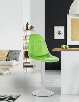 Barstoel Ilmiri Kunstleer W, Groen