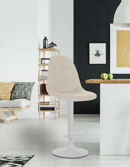 Barkruk Ilmiri Stof W, Creme