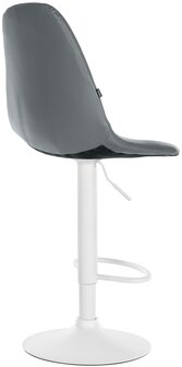 Barstoel Ilmiri Kunstleer W, Grijs