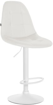 Barstoel Ilmiri Kunstleer W, Wit