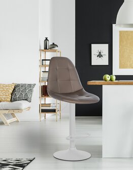 Barstoel Ilmiri Kunstleer W, Bruin