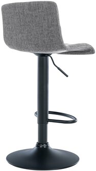 Barstoel Heovor Stof B, Grijs
