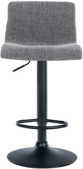 Barstoel Heovor Stof B, Grijs