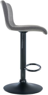 Barstoel Heovor Stof B, Grijs