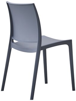 2-delige set stoel Moten, Grijs