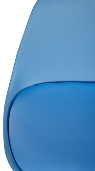 Barstoel Cirbon Kunstleer Vierkant zwart, Blauw