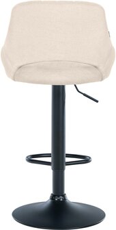 2-delige set barkrukken Melit stof B, Creme