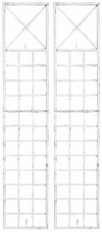 2-delige set klimrek Trogi, Wit