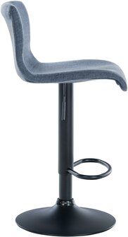 2-delige set barkrukken Bronfard stof, Blauw