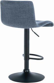 2-delige set barkrukken Bronfard stof, Blauw