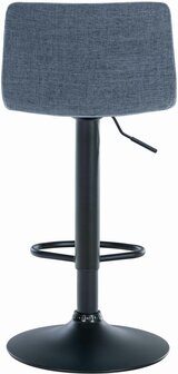 2-delige set barkrukken Bronfard stof, Blauw
