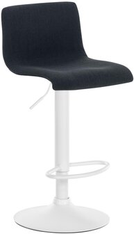 Barstoel Heovor Stof W, Zwart
