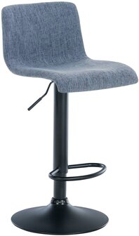 Barstoel Heovor Stof B, Blauw