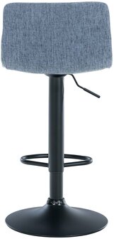 Barstoel Heovor Stof B, Blauw