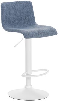 Barstoel Heovor Stof W, Blauw