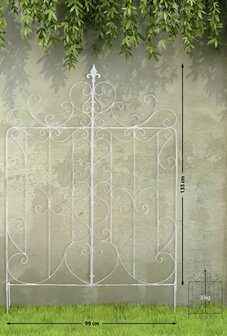 2-delige set klimrek Mandivella, Wit