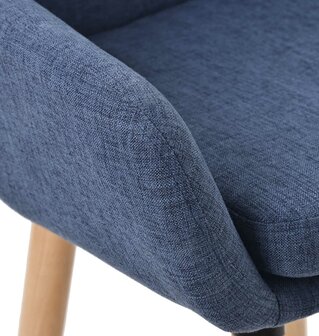 Barkruk Grint Stof, Blauw