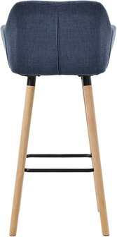 Barkruk Grint Stof, Blauw