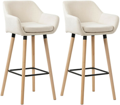 2-delige set barkruk Grint Stof, 