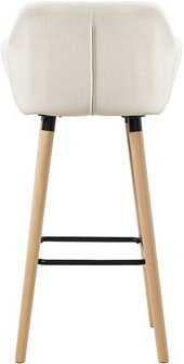 2-delige set barkruk Grint Stof, 