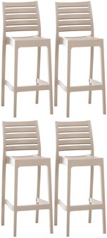 4-delige set barkrukken Eras, 