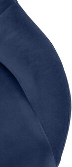 2-delige set barkrukken Melit fluweel W, Blauw