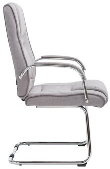 2-delige set stoelen Itteli Stof, Grijs