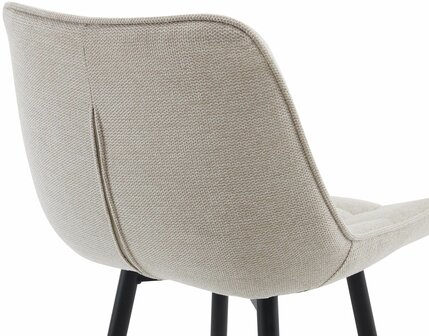 Barkruk Dortfard Stof, Creme