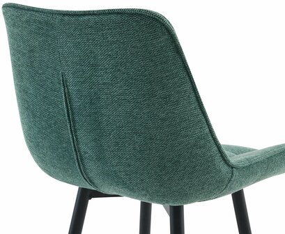 Barkruk Dortfard Stof, Groen