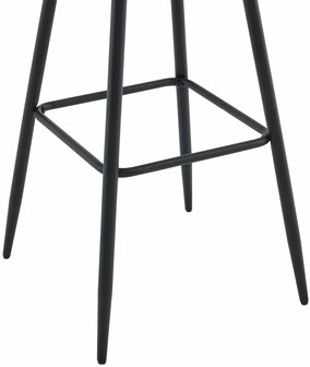 Barkruk Dortfard Fluweel, Bruin