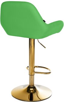 Barstoel Braga Goud Kunstleer, Groen