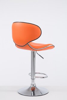 Barstoel Lis Vigis V2 chroom, Oranje