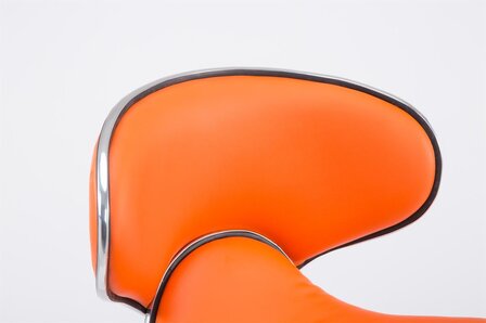 Barstoel Lis Vigis V2 chroom, Oranje