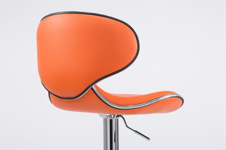Barstoel Lis Vigis V2 chroom, Oranje