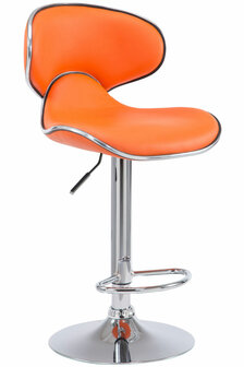 Barstoel Lis Vigis V2 chroom, Oranje