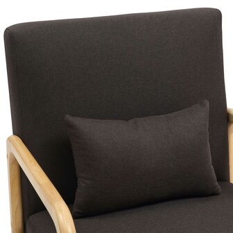 Fauteuil Hebbeng Stof, Bruin